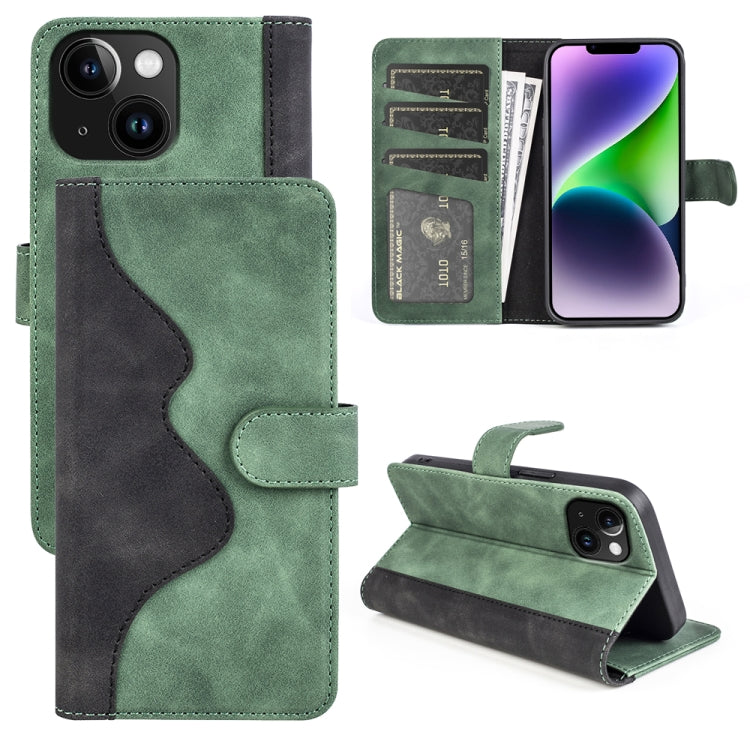 Stitching Horizontal Flip Leather Phone Case, For iPhone 16 Pro, For iPhone 16 Plus, For iPhone 1...