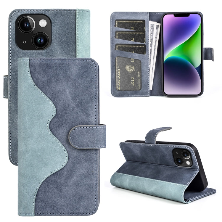 Stitching Horizontal Flip Leather Phone Case, For iPhone 16 Pro, For iPhone 16 Plus, For iPhone 1...