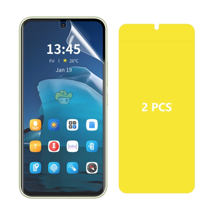 2pcs ENKAY Hat-Prince Full Glue Coverage Soft Explosion-proof Hydrogel Film, For Redmi 13X�������...