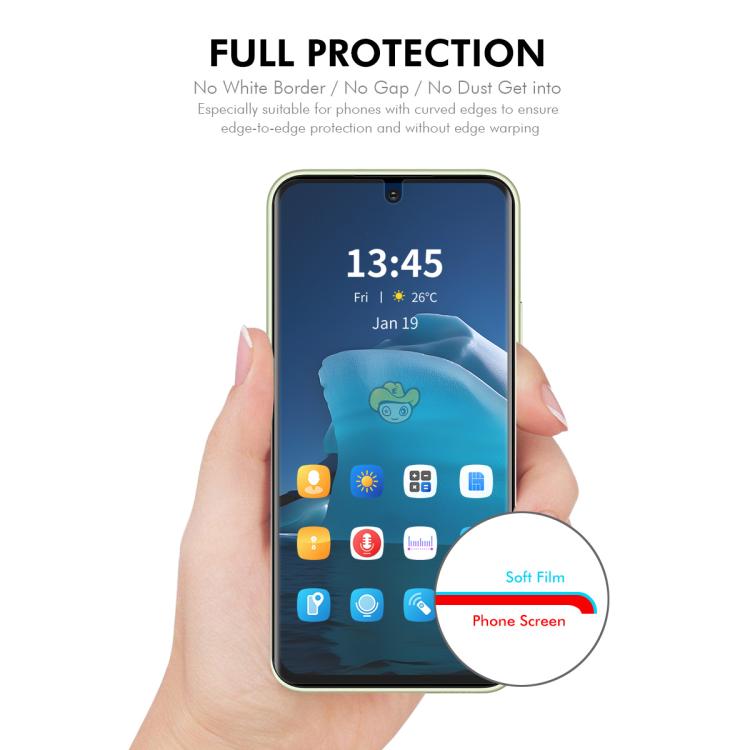 2pcs ENKAY Hat-Prince Full Glue Coverage Soft Explosion-proof Hydrogel Film, For Redmi 13X�������...