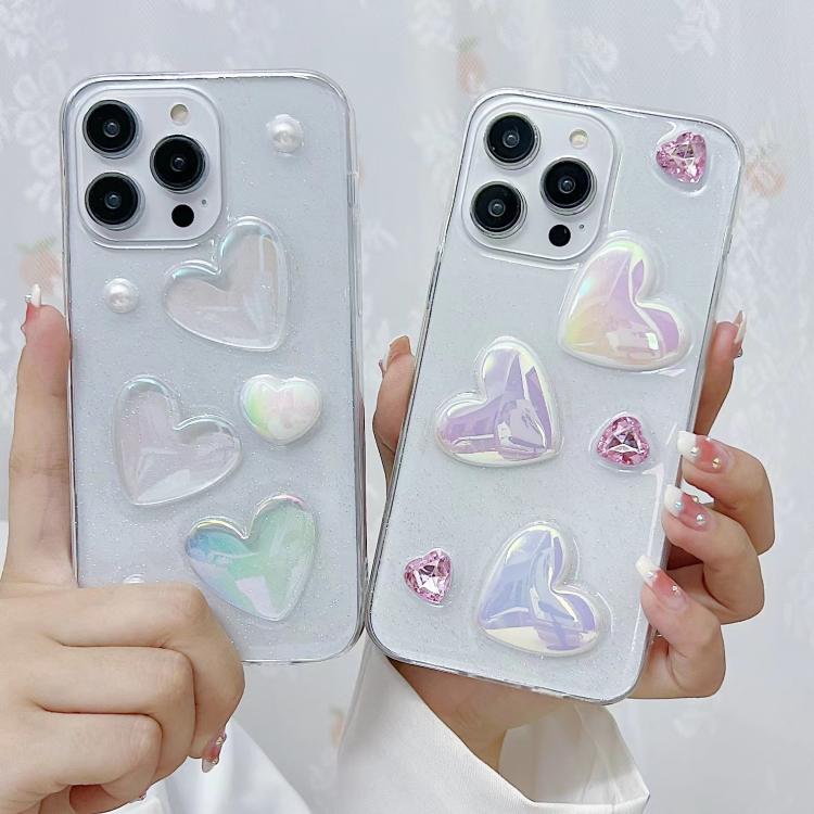 Love Epoxy TPU Phone Case, For iPhone 16e, For iPhone 16 Pro Max, For iPhone 16 Pro��������������...