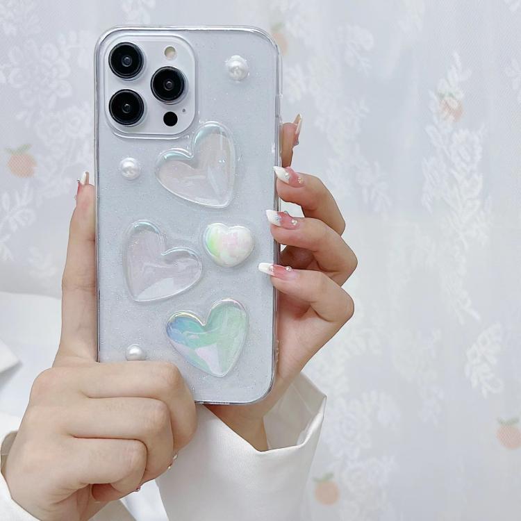 Love Epoxy TPU Phone Case, For iPhone 16e, For iPhone 16 Pro Max, For iPhone 16 Pro��������������...