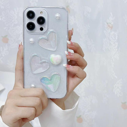 Love Epoxy TPU Phone Case, For iPhone 16e, For iPhone 16 Pro Max, For iPhone 16 Pro��������������...
