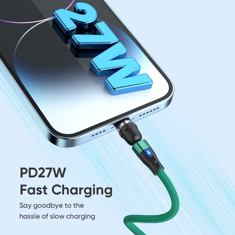 ENKAY PD60W Type-C to Type-C / 8 Pin / Micro USB Magnetic 540 Degrees Rotating Fast Charging Cabl...