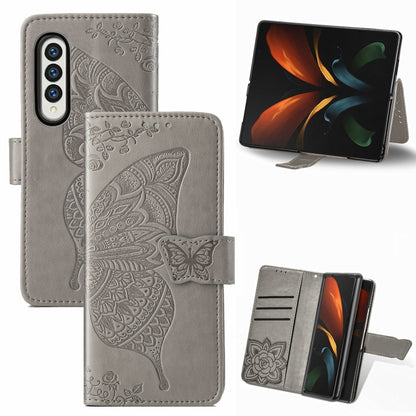Butterfly Love Flower Embossed Leather Phone Case, For Samsung Galaxy S24+ 5G��������������������...