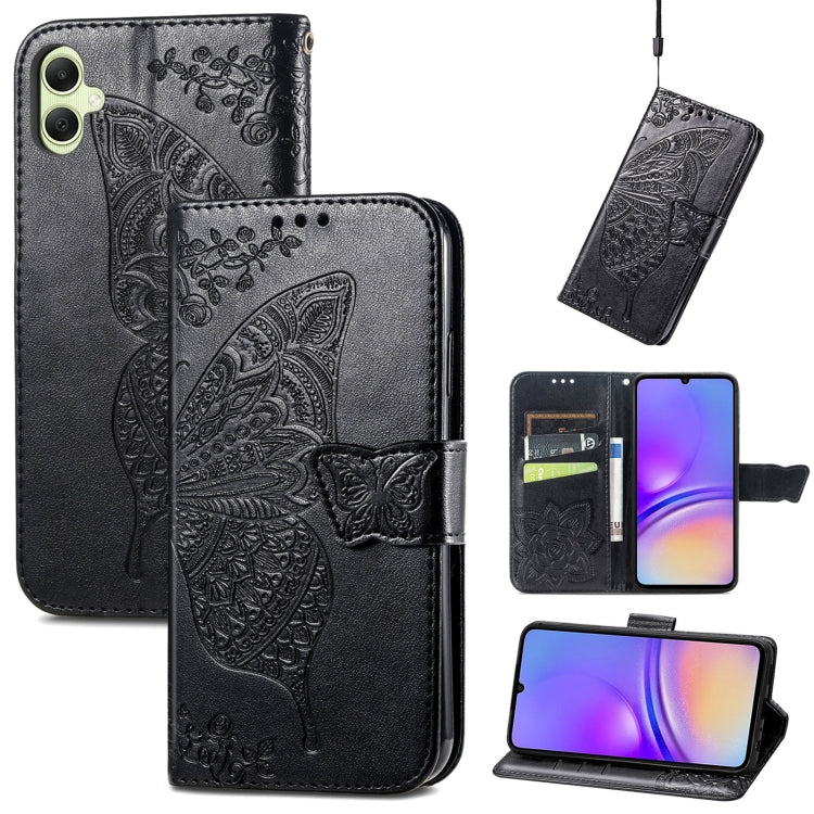 Butterfly Love Flower Embossed Leather Phone Case, For Samsung Galaxy S24+ 5G��������������������...