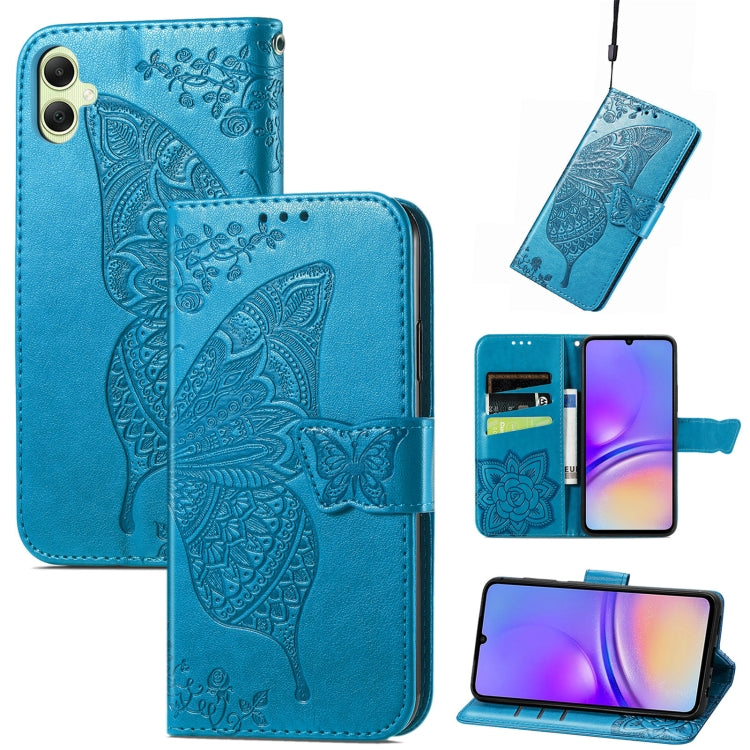Butterfly Love Flower Embossed Leather Phone Case, For Samsung Galaxy S24+ 5G��������������������...