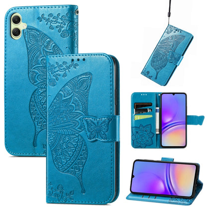 Butterfly Love Flower Embossed Leather Phone Case, For Samsung Galaxy S24+ 5G��������������������...