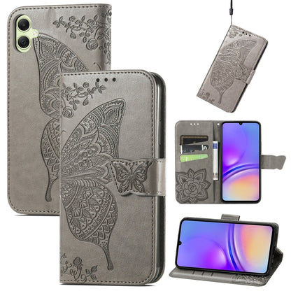 Butterfly Love Flower Embossed Leather Phone Case, For Samsung Galaxy S24+ 5G��������������������...