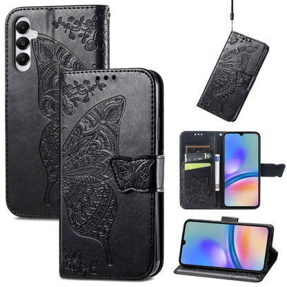 Butterfly Love Flower Embossed Leather Phone Case, For Samsung Galaxy S24+ 5G��������������������...