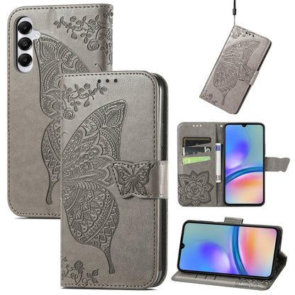 Butterfly Love Flower Embossed Leather Phone Case, For Samsung Galaxy S24+ 5G��������������������...