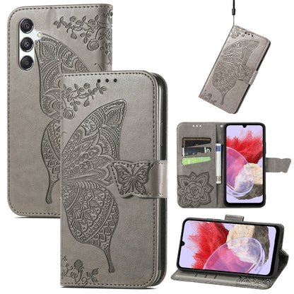 Butterfly Love Flower Embossed Leather Phone Case, For Samsung Galaxy S24+ 5G��������������������...