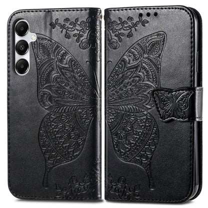Butterfly Love Flower Embossed Leather Phone Case, For Samsung Galaxy S24+ 5G��������������������...