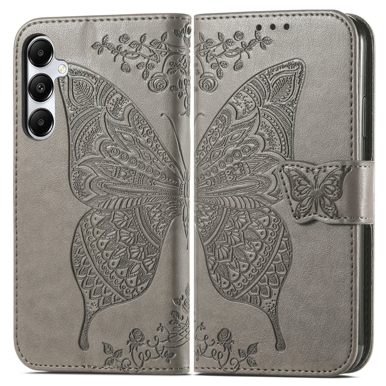 Butterfly Love Flower Embossed Leather Phone Case, For Samsung Galaxy S24+ 5G��������������������...