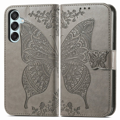 Butterfly Love Flower Embossed Leather Phone Case, For Samsung Galaxy A36, For Samsung Galaxy S25...