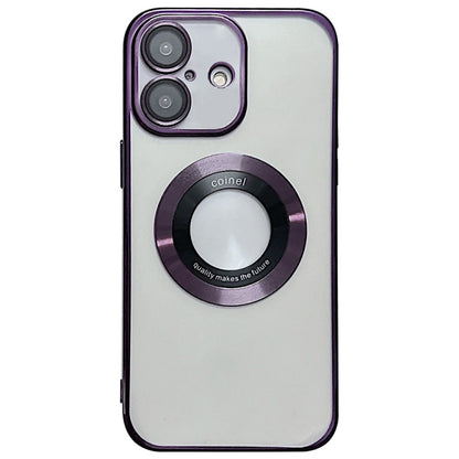 Electroplating Magsafe TPU Phone Case, For iPhone 16 Pro Max, For iPhone 16 Pro, For iPhone 16 Pl...