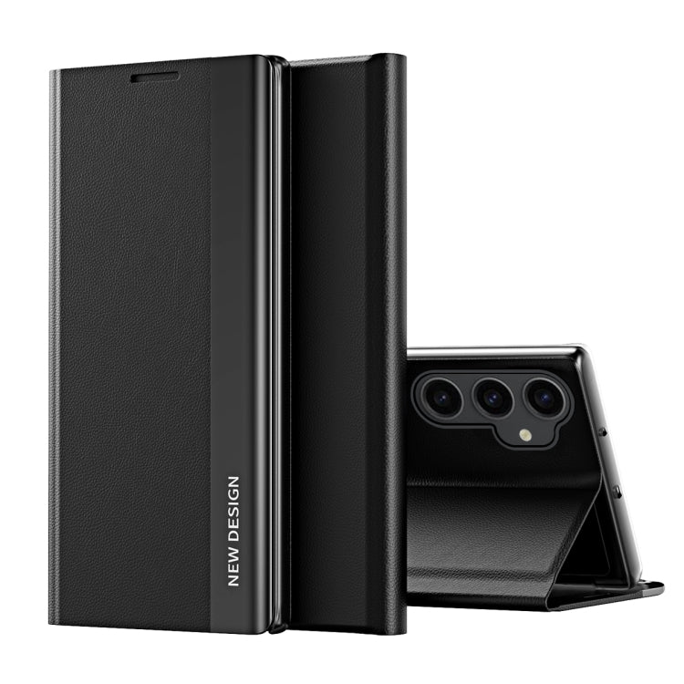 Side Electroplated Adsorption Leather Phone Case