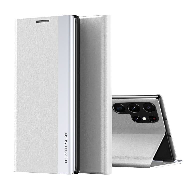 Side Electroplated Adsorption Leather Phone Case