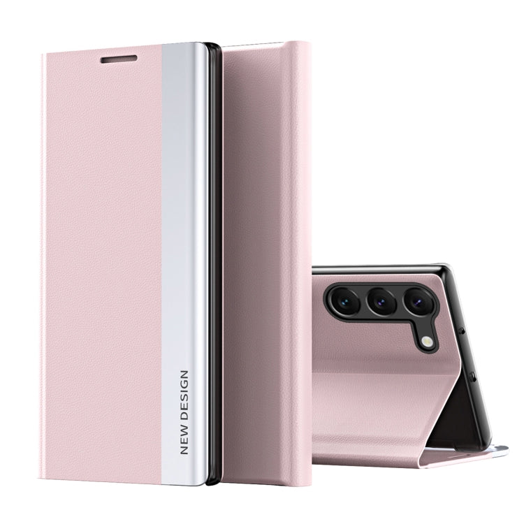 Side Electroplated Adsorption Leather Phone Case
