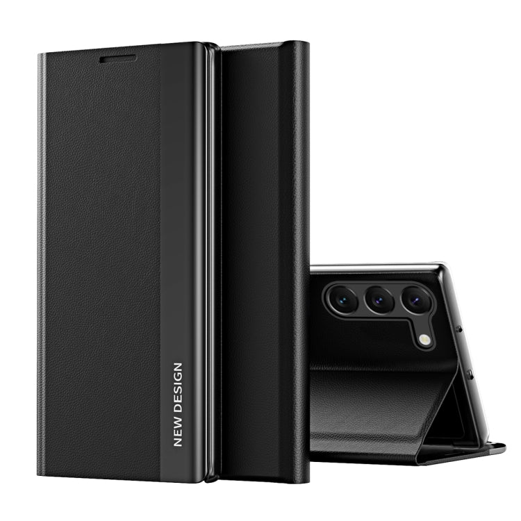 Side Electroplated Adsorption Leather Phone Case