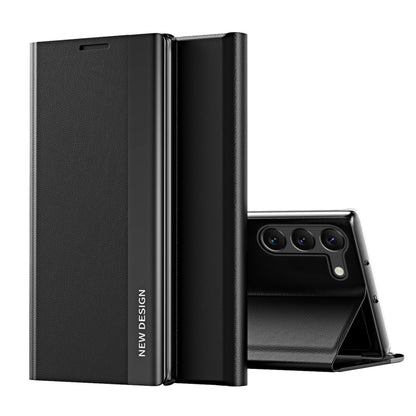 Side Electroplated Adsorption Leather Phone Case