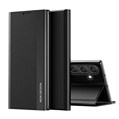 Side Electroplated Adsorption Leather Phone Case