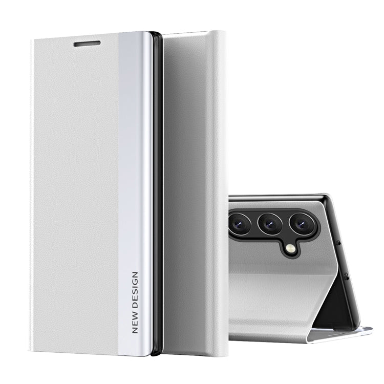 Side Electroplated Adsorption Leather Phone Case