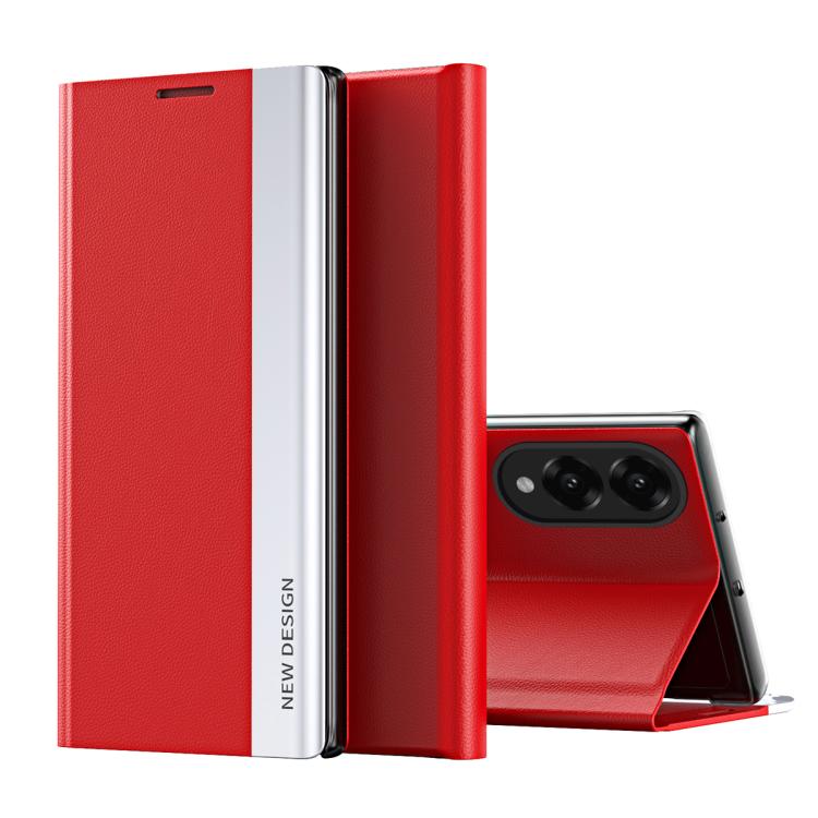 Side Electroplated Adsorption Leather Phone Case