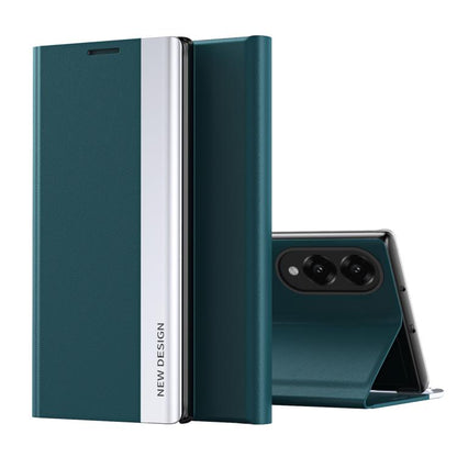 Side Electroplated Adsorption Leather Phone Case