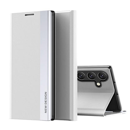 Side Electroplated Adsorption Leather Phone Case