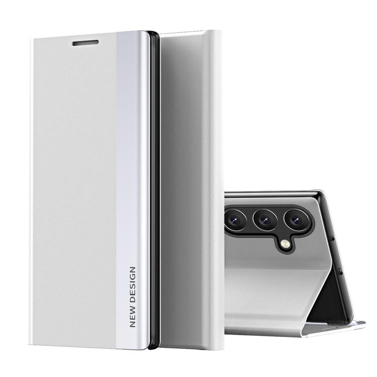 Side Electroplated Adsorption Leather Phone Case
