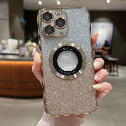 Gradient Glitter Electroplating MagSafe TPU Phone Case, For iPhone 13 Pro, For iPhone 13���������...