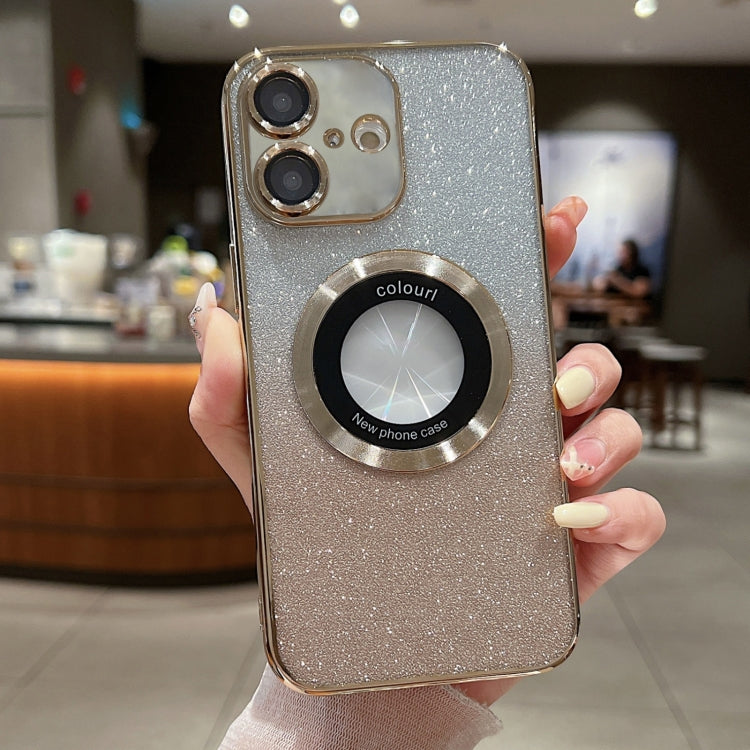 Gradient Glitter Electroplating MagSafe TPU Phone Case, For iPhone 16 Pro Max, For iPhone 16 Pro�...