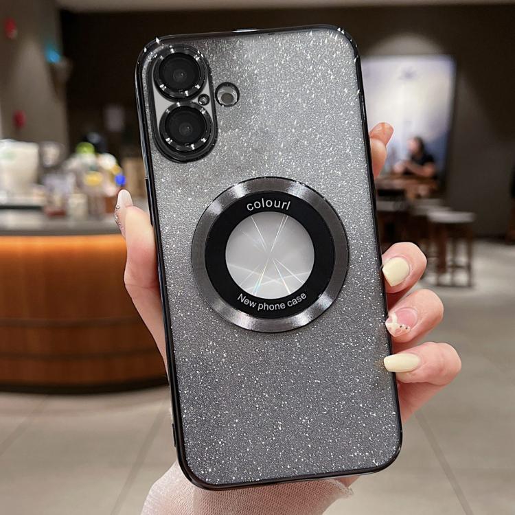 Gradient Glitter Electroplating MagSafe TPU Phone Case