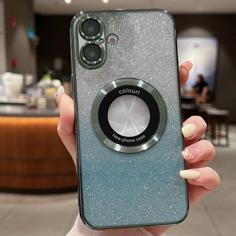 Gradient Glitter Electroplating MagSafe TPU Phone Case