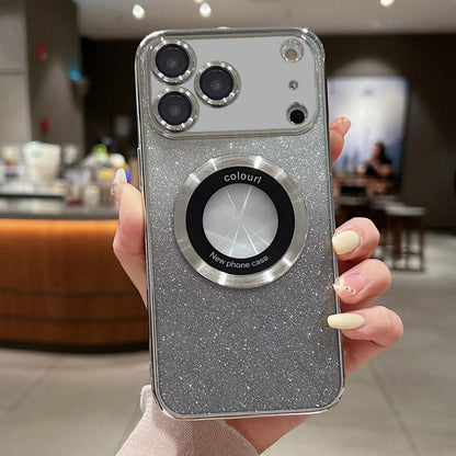 Gradient Glitter Electroplating MagSafe TPU Phone Case