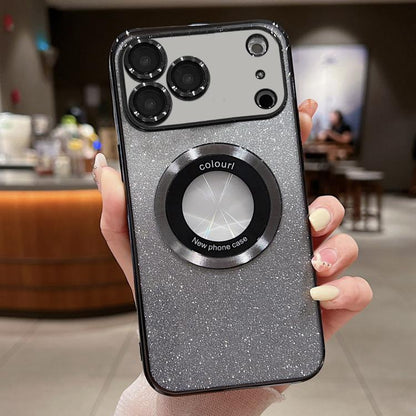 Gradient Glitter Electroplating MagSafe TPU Phone Case