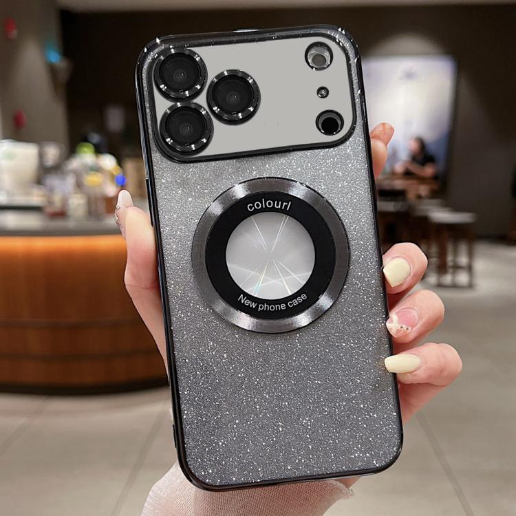 Gradient Glitter Electroplating MagSafe TPU Phone Case