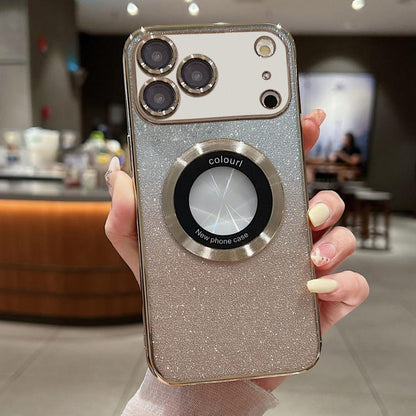 Gradient Glitter Electroplating MagSafe TPU Phone Case