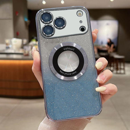 Gradient Glitter Electroplating MagSafe TPU Phone Case