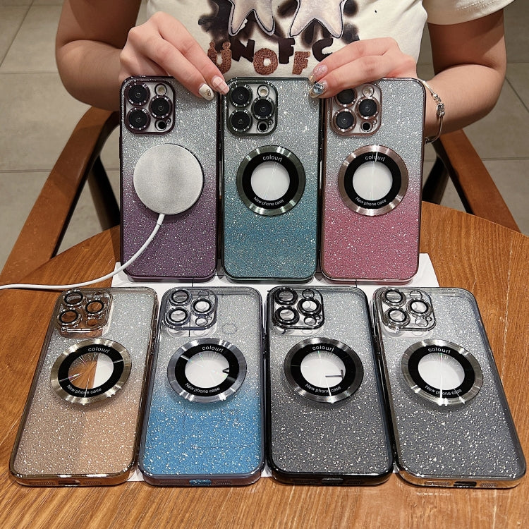 Gradient Glitter Electroplating MagSafe TPU Phone Case, For iPhone 13 Pro, For iPhone 13���������...