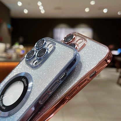 Gradient Glitter Electroplating MagSafe TPU Phone Case, For iPhone 13 Pro, For iPhone 13���������...