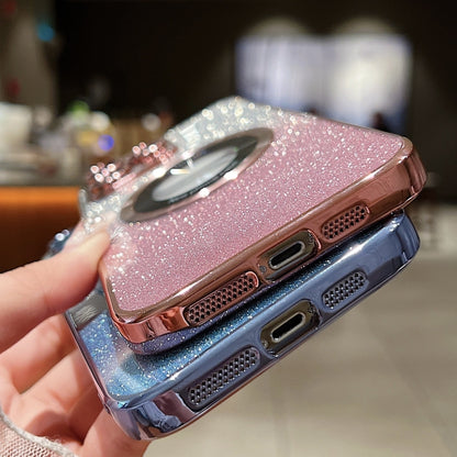 Gradient Glitter Electroplating MagSafe TPU Phone Case