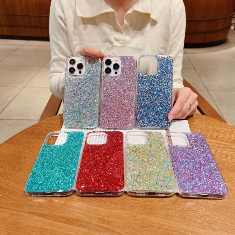 Glitter Sequins Epoxy TPU Phone Case