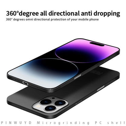 PINWUYO Micro-Frosted PC Ultra-thin Hard Phone Case with Magsafe Magnetic Ring�������������������...