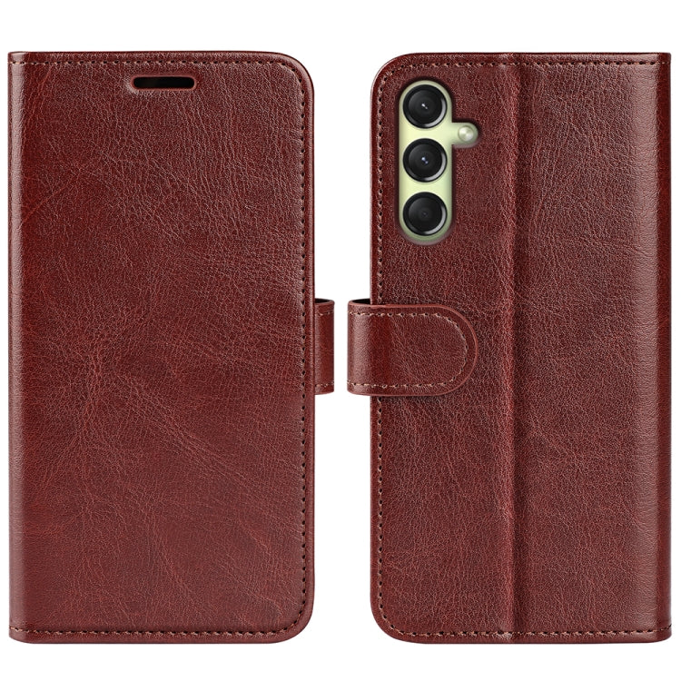 R64 Texture Horizontal Flip Leather Phone Case