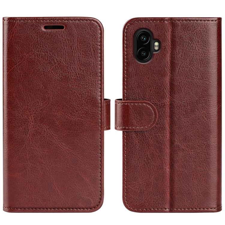 R64 Texture Horizontal Flip Leather Phone Case