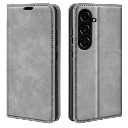 Retro-skin Magnetic Suction Leather Phone Case
