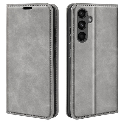 Retro-skin Magnetic Suction Leather Phone Case