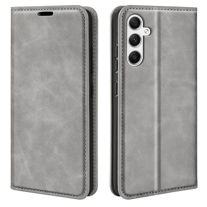 Retro-skin Magnetic Suction Leather Phone Case